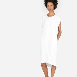 Everlane Classic White Midi Dress
